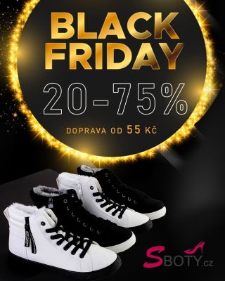 ✨✨ BLACK FRIDAY ✨✨ 20-75% 🖤🖤 www.sboty.cz · · · · · #Sboty #SbotyCz #DnesNosim #DnesNosime #DnesOblikam #DnesOblekam...