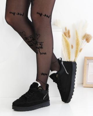 🖤👟Černé tenisky, které zvládnou i zimu? Ano! Tyhle jsou zateplené a dokonale pohodlné 🔥 www.sboty.cz Kód: GA8806-1B · · ·...